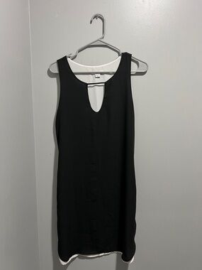 Bar III Black Sleeveless Dress with Keyhole